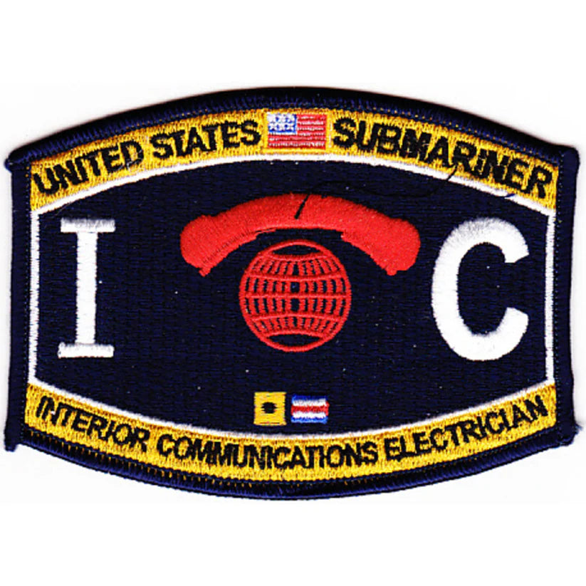 SUBMARINE INTERIOR COMMUNICATIONS ELECTRICIAN IC RATING DECAL/STICKER