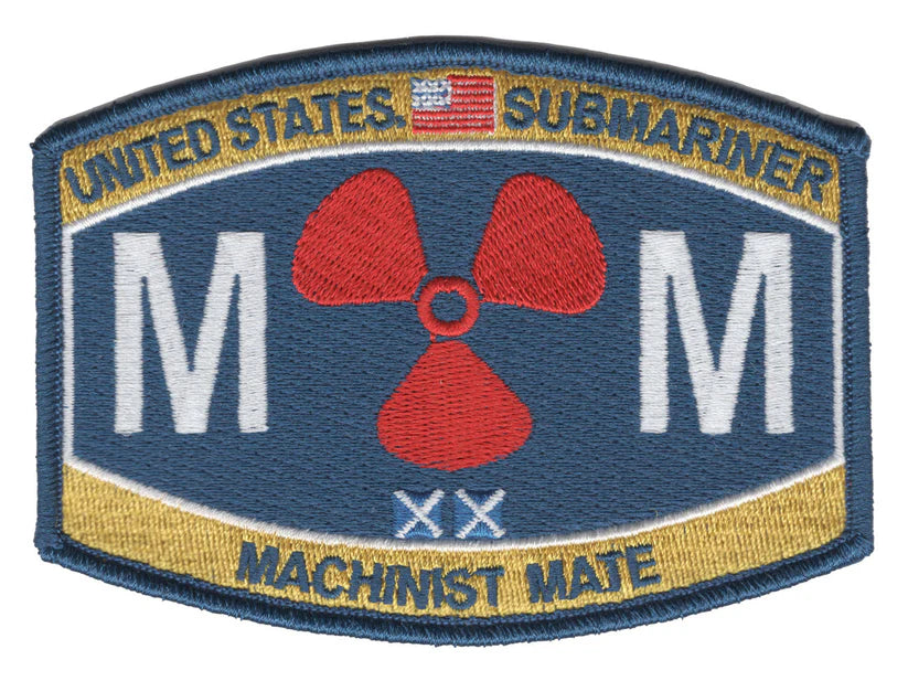SUBMARINE Machinist Mate MM RATING DECAL/STICKER