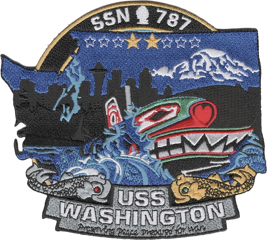 USS WASHINGTON SSN 787 PATCH