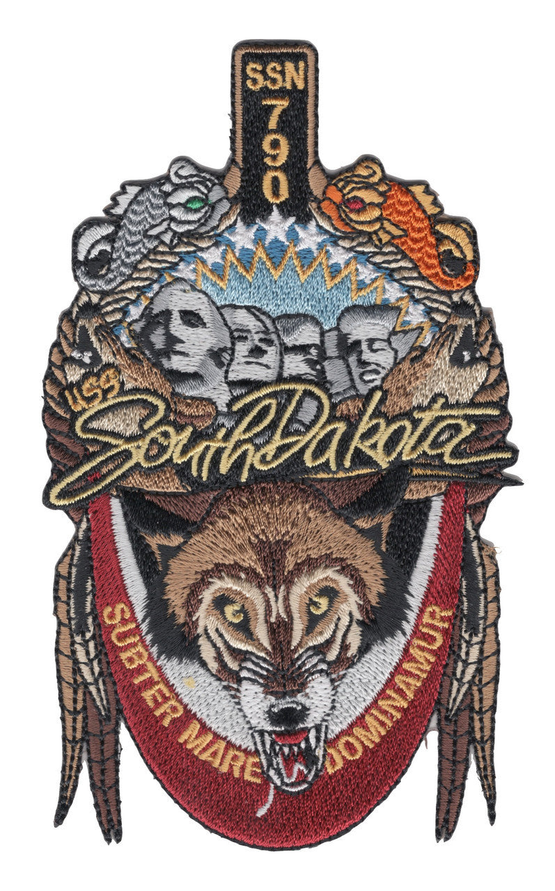 USS SOUTH DAKOTA SSN 790 PATCH