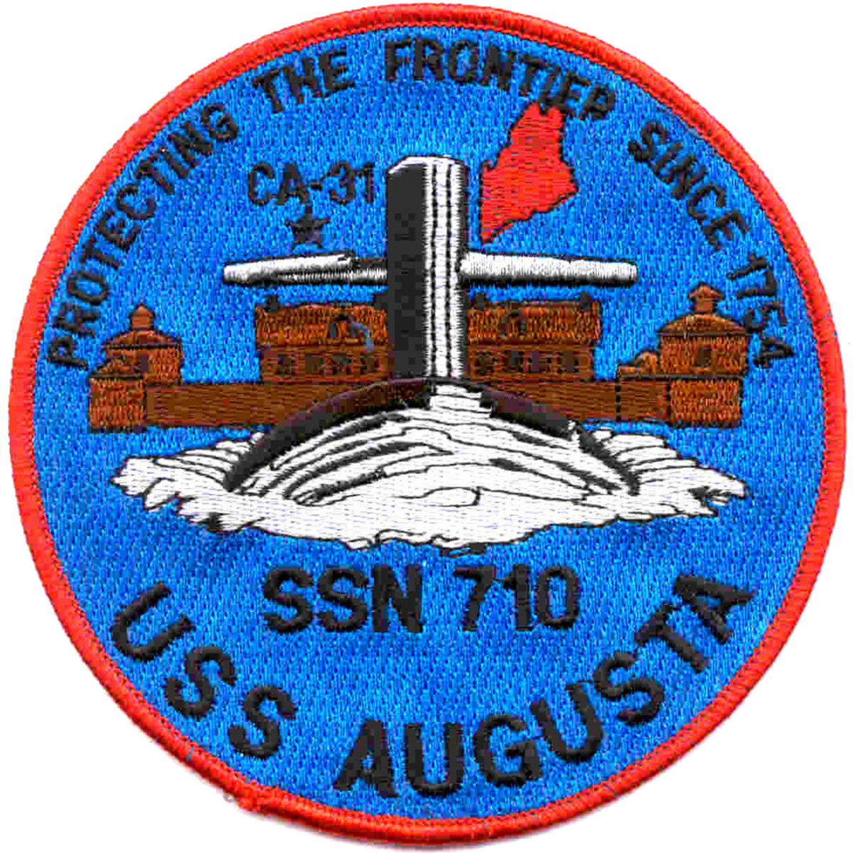 USS AUGUSTA SSN 710 PATCH