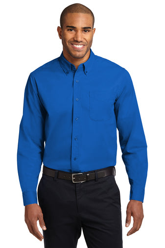 Woven LONG sleeve button Down Shirt,