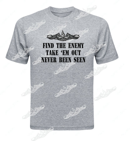 Find The Enemy/ Take Them Out / Never Been Seen  TEXT & Dolphins - Clothing