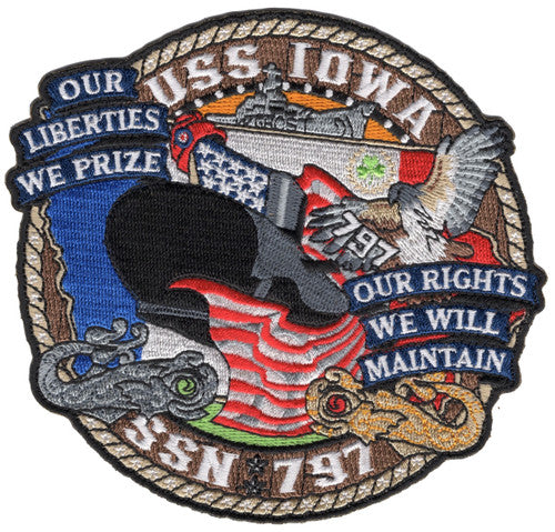 USS Iowa SSN 797 Patch
