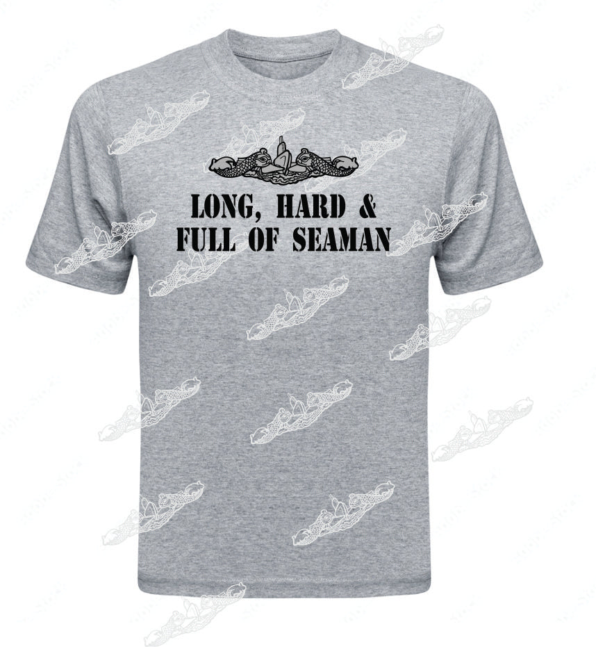 Long, Hard and Full Of Seaman TEXT and Dolphins Clothing