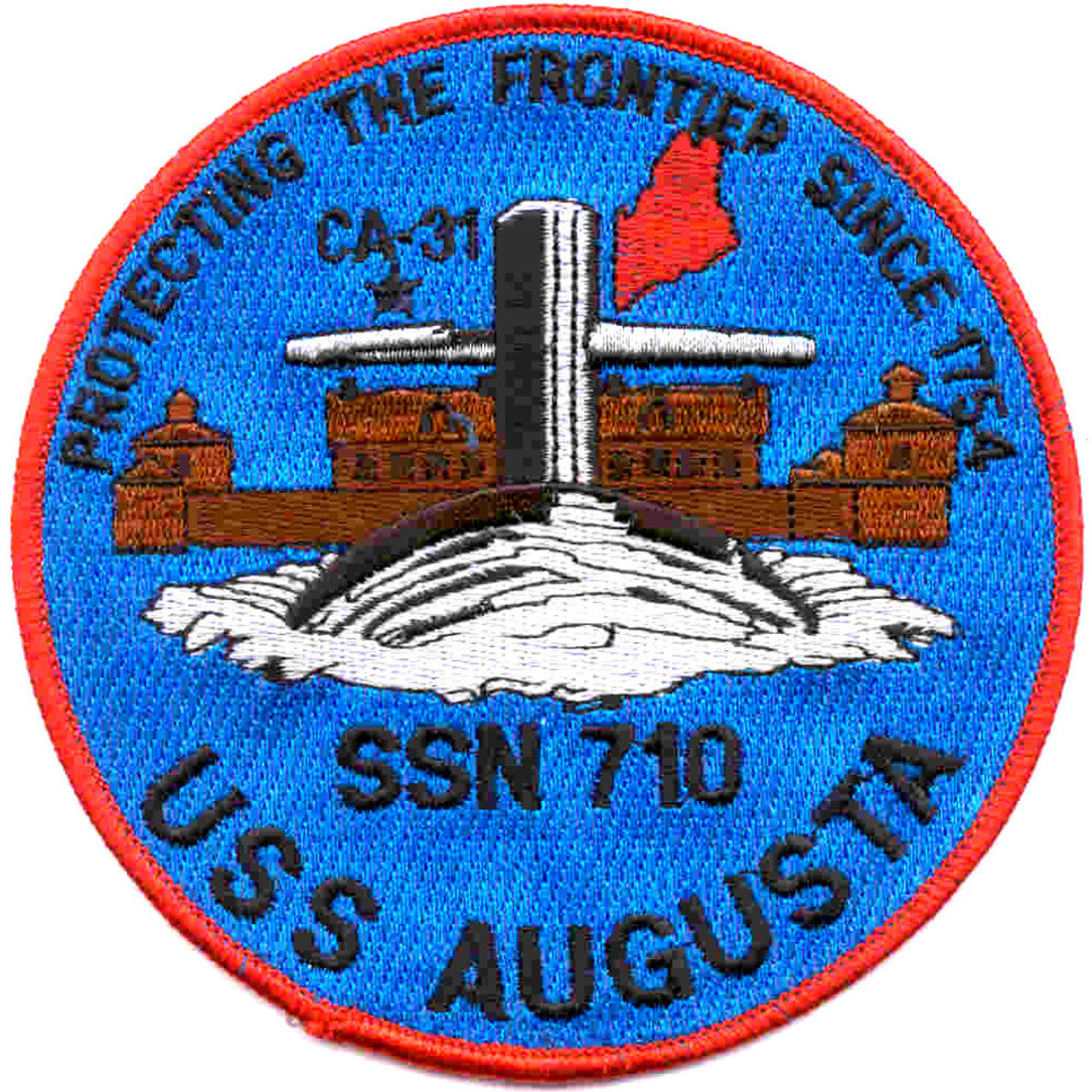 USS AUGUSTA SSN 710  PATCH