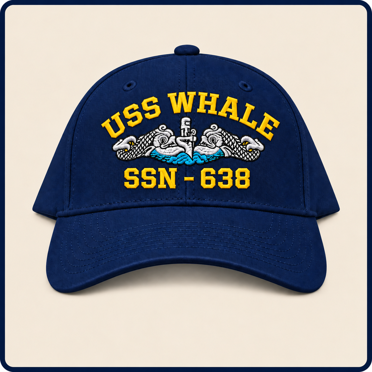 USS WHALE SSN-638 HAT approved boat mockup