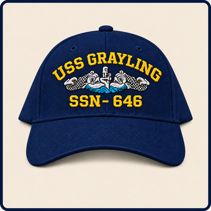 USS GRAYLING SSN-646 HAT approved boat mockup