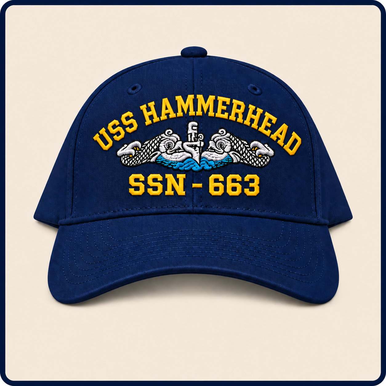 USS HAMMERHEAD SSN-663 HAT approved boat mockup