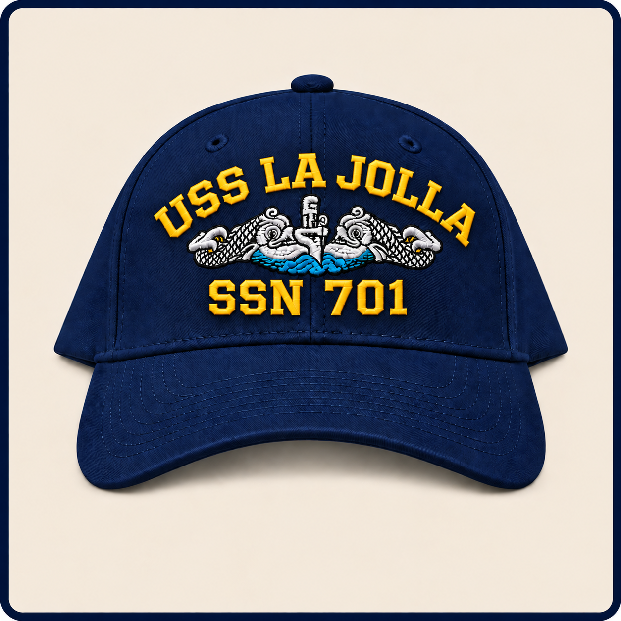 USS LA JOLLA SSN-701 HAT approved boat mockup