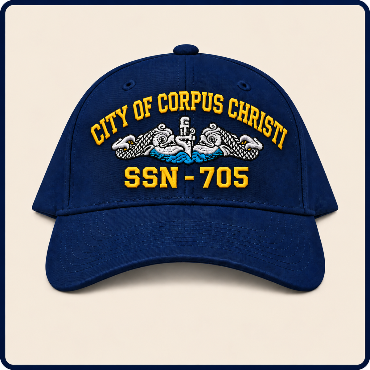USS CITY OF CORPUS CHRISTI SSN-705 HAT approved boat mockup
