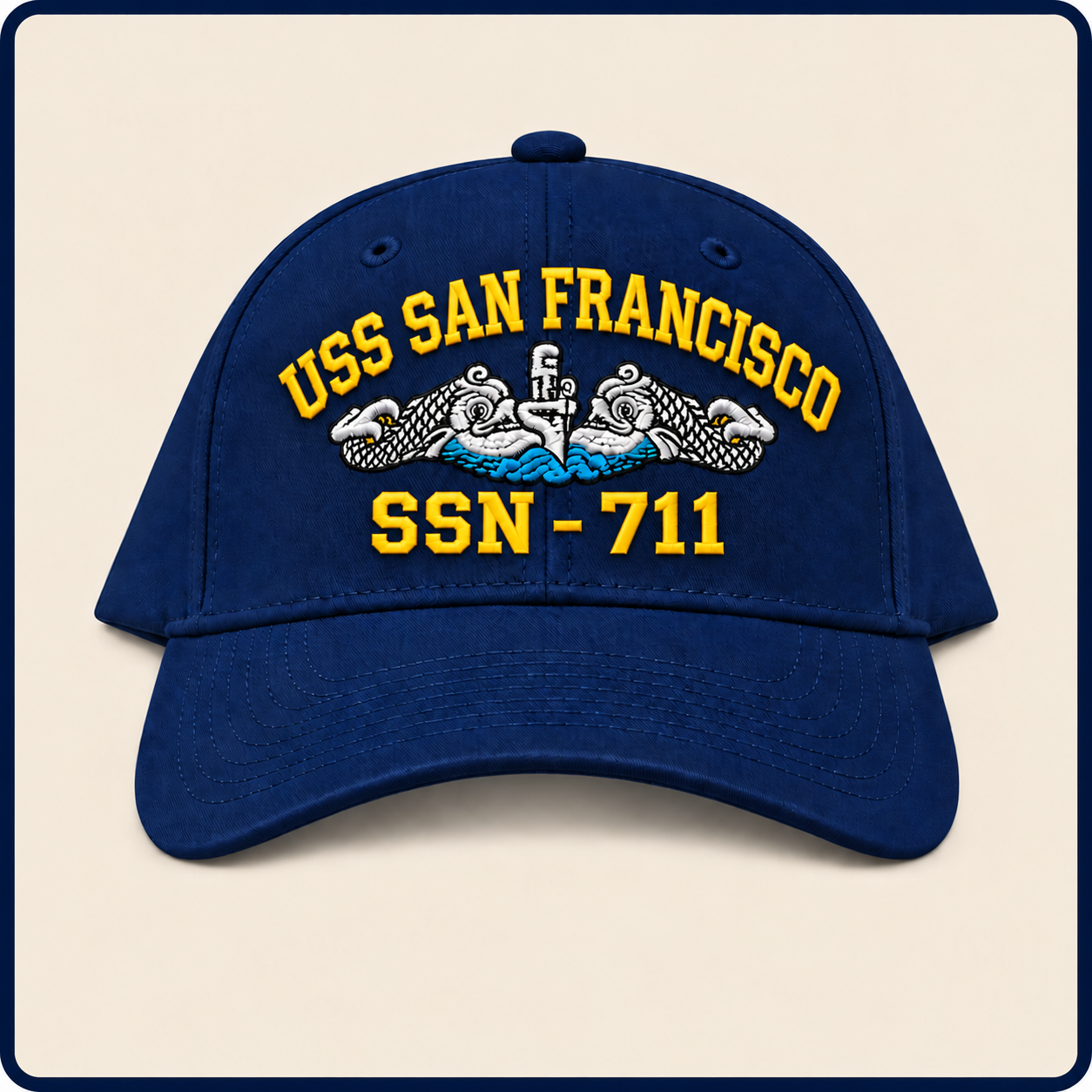 USS SAN FRANCISCO SSN-711 HAT approved boat mockup