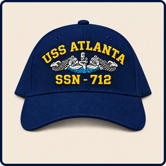 USS ATLANTA SSN-712 HAT approved boat mockup