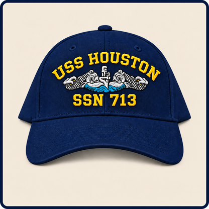 USS HOUSTON SSN-713 HAT approved boat mockup