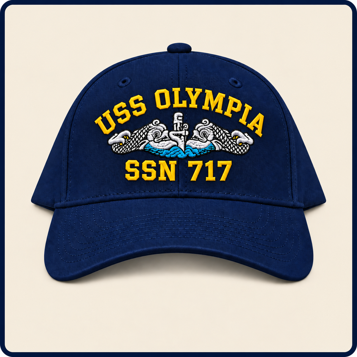 USS OLYMPIA SSN-717 HAT approved boat mockup