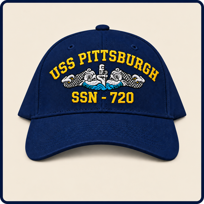 USS PITTSBURGH SSN-720 HAT approved boat mockup