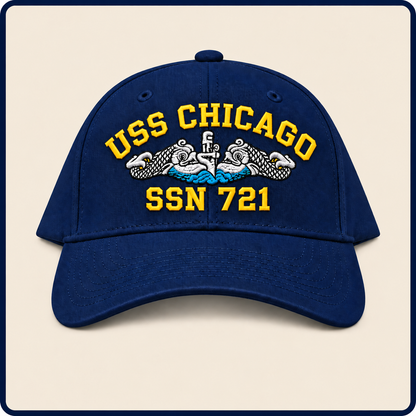 USS CHICAGO SSN-721 HAT approved boat mockup