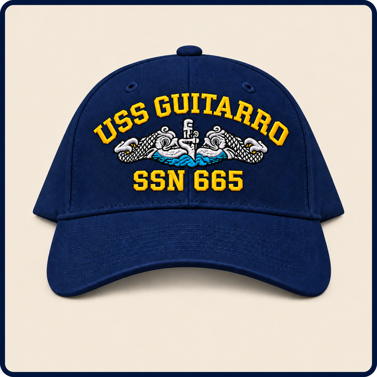 USS Guitarro SSN 665 Ballcap