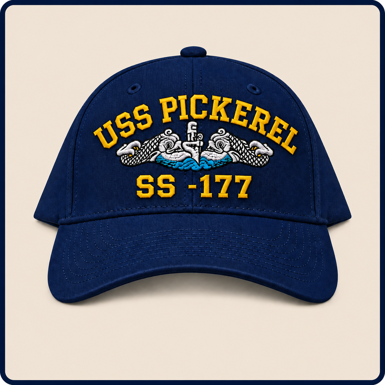 USS PICKEREL SS-177 HAT approved boat mockup