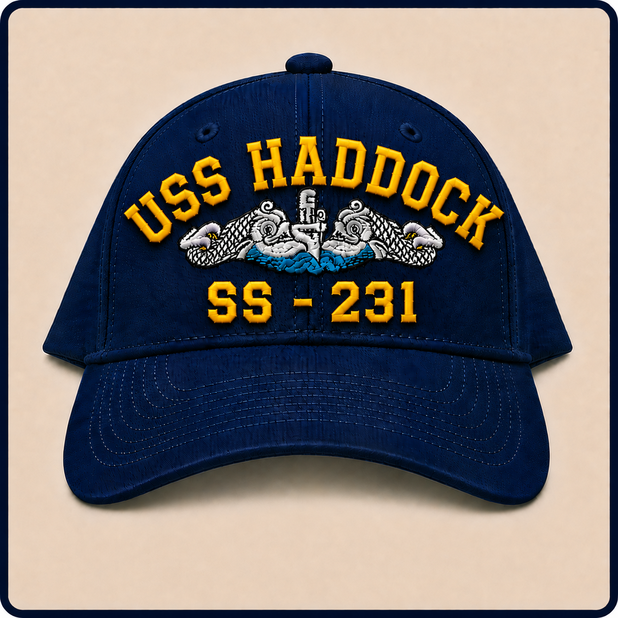 USS HADDOCK SS-231 HAT approved boat mockup