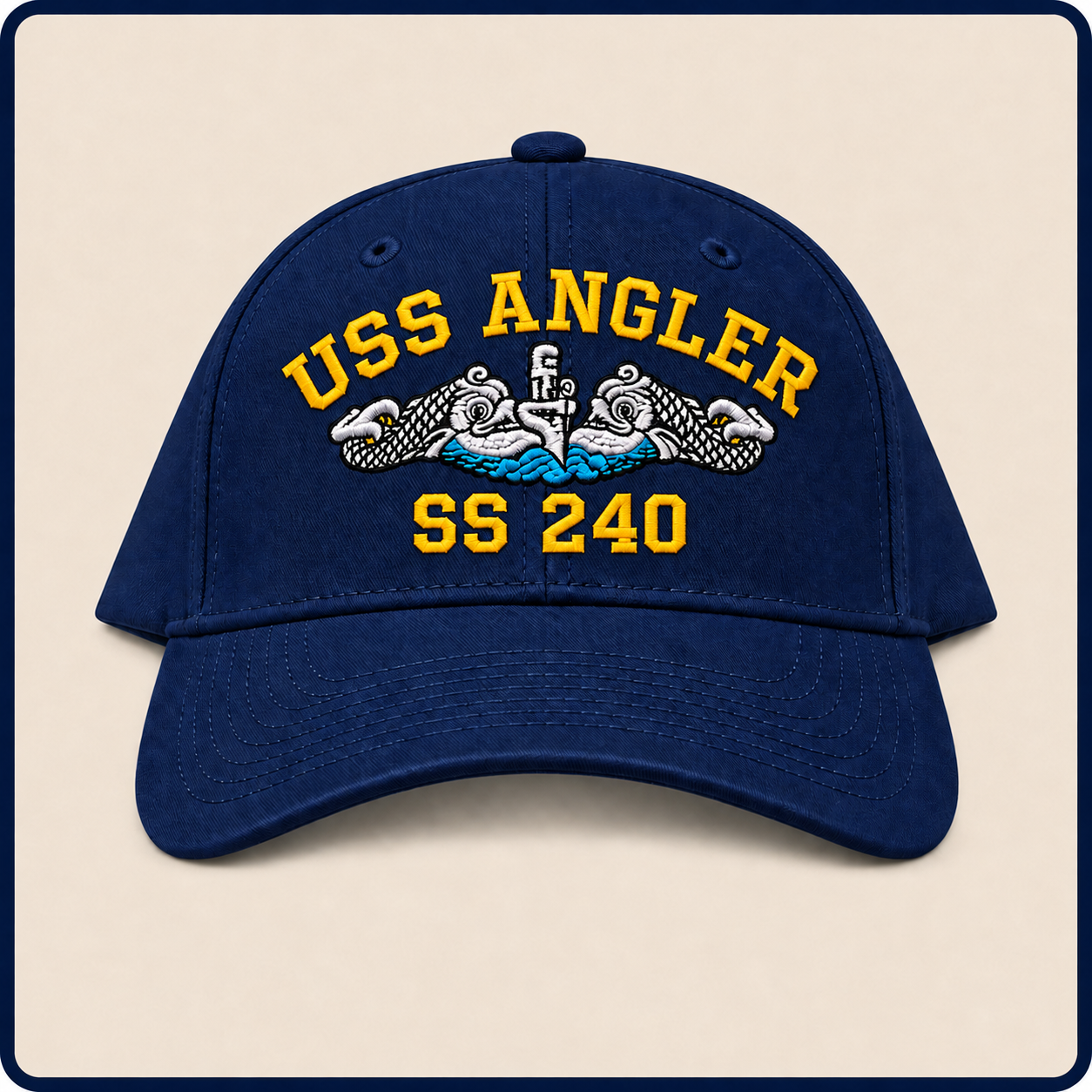 USS ANGLER SS-240 HAT approved boat mockup