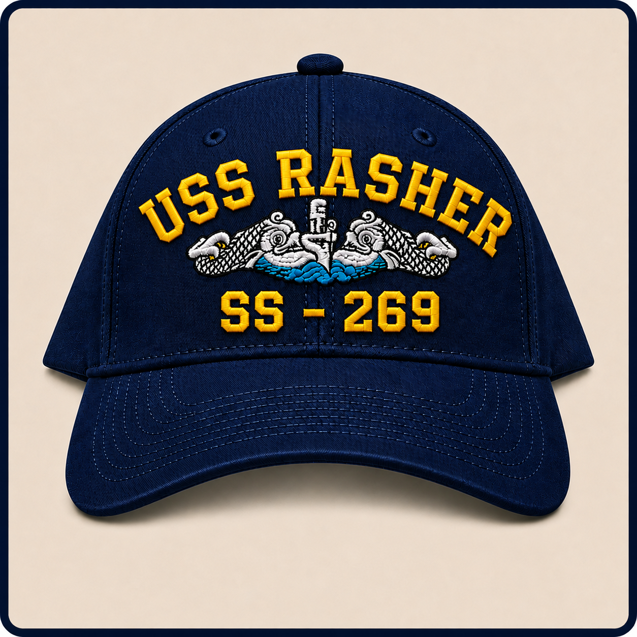 USS RASHER SS-269 HAT approved boat mockup
