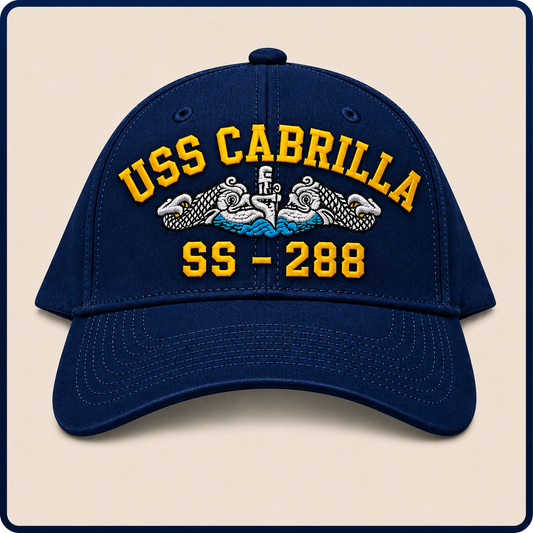 USS CABRILLA SS-288 HAT approved boat mockup