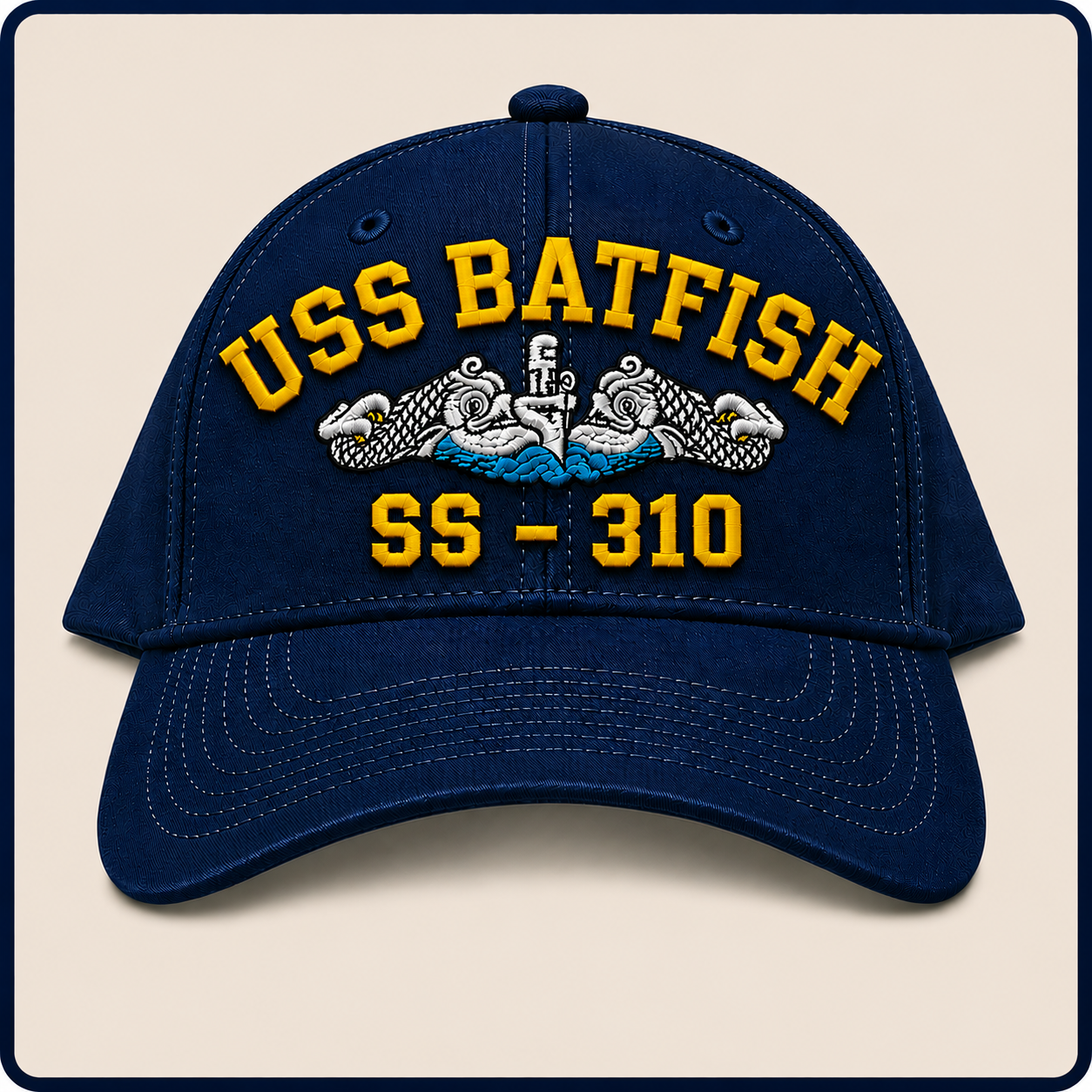 USS BATFISH SS-310 HAT approved boat mockup
