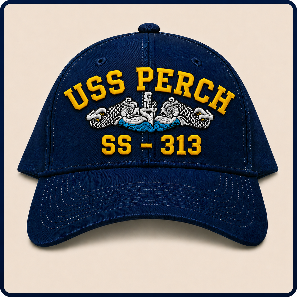 USS PERCH SS-313 HAT approved boat mockup