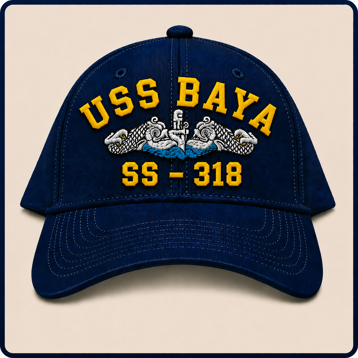 USS BAYA SS-318 HAT approved boat mockup