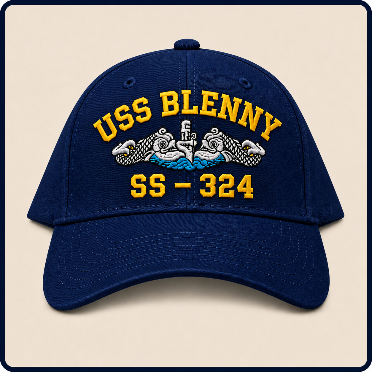 USS BLENNY SS-324 HAT approved boat mockup