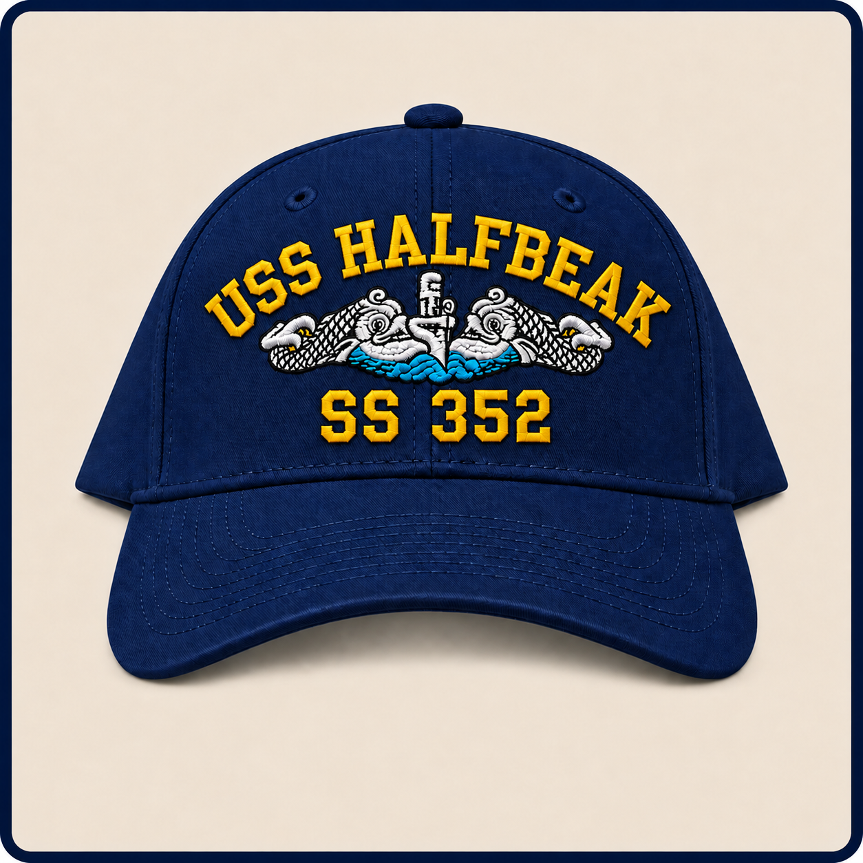USS HALFBEAK SS-352 HAT approved boat mockup
