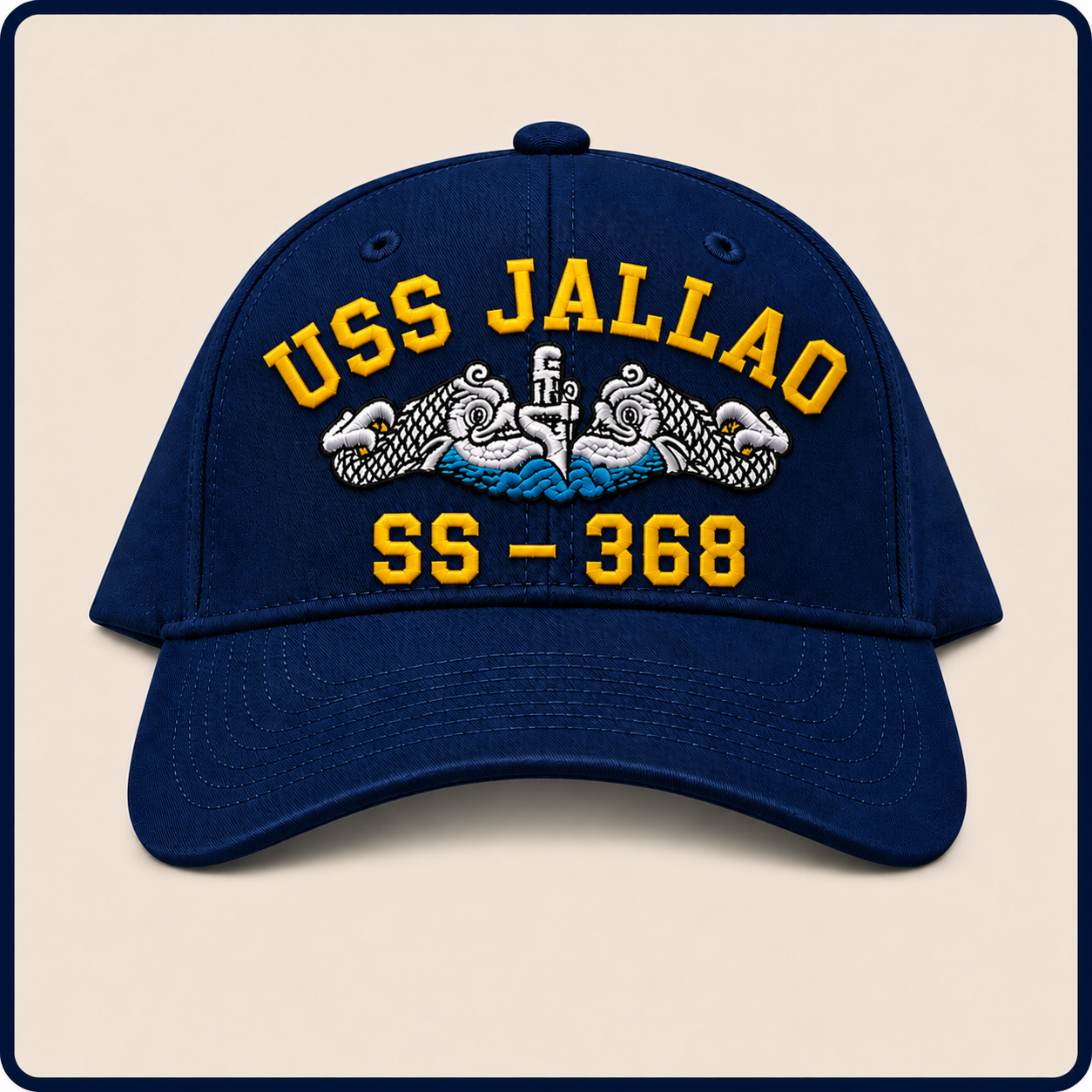 USS JALLEO SS-368 HAT approved boat mockup