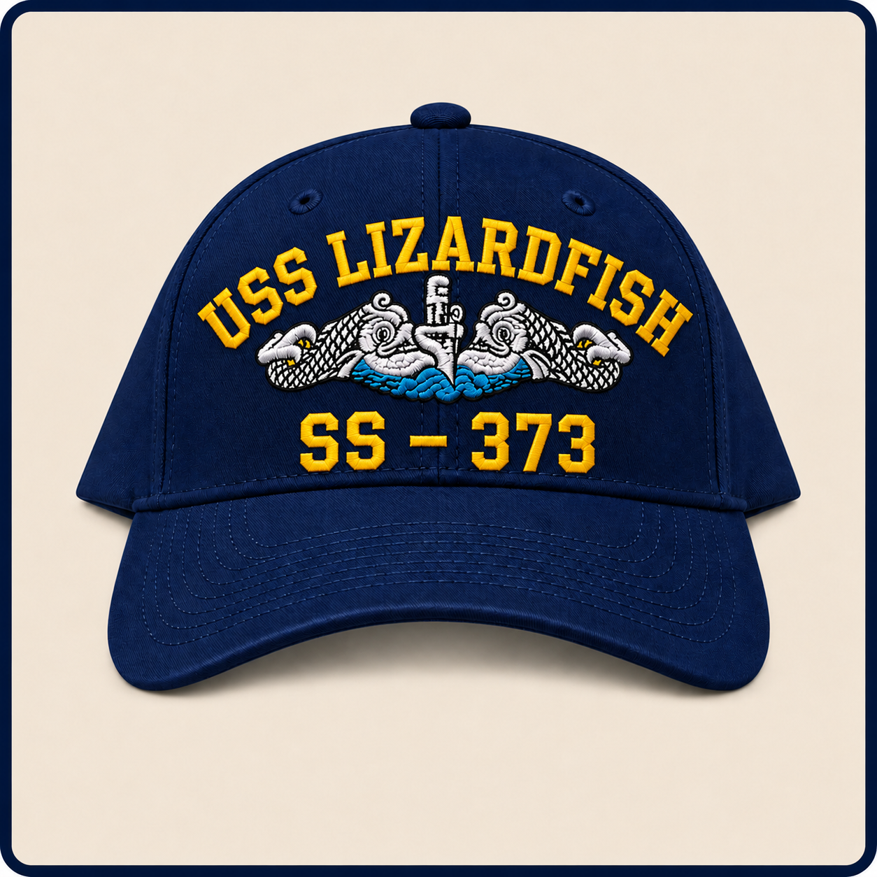 USS LIZARDFISH SS-373 HAT approved boat mockup