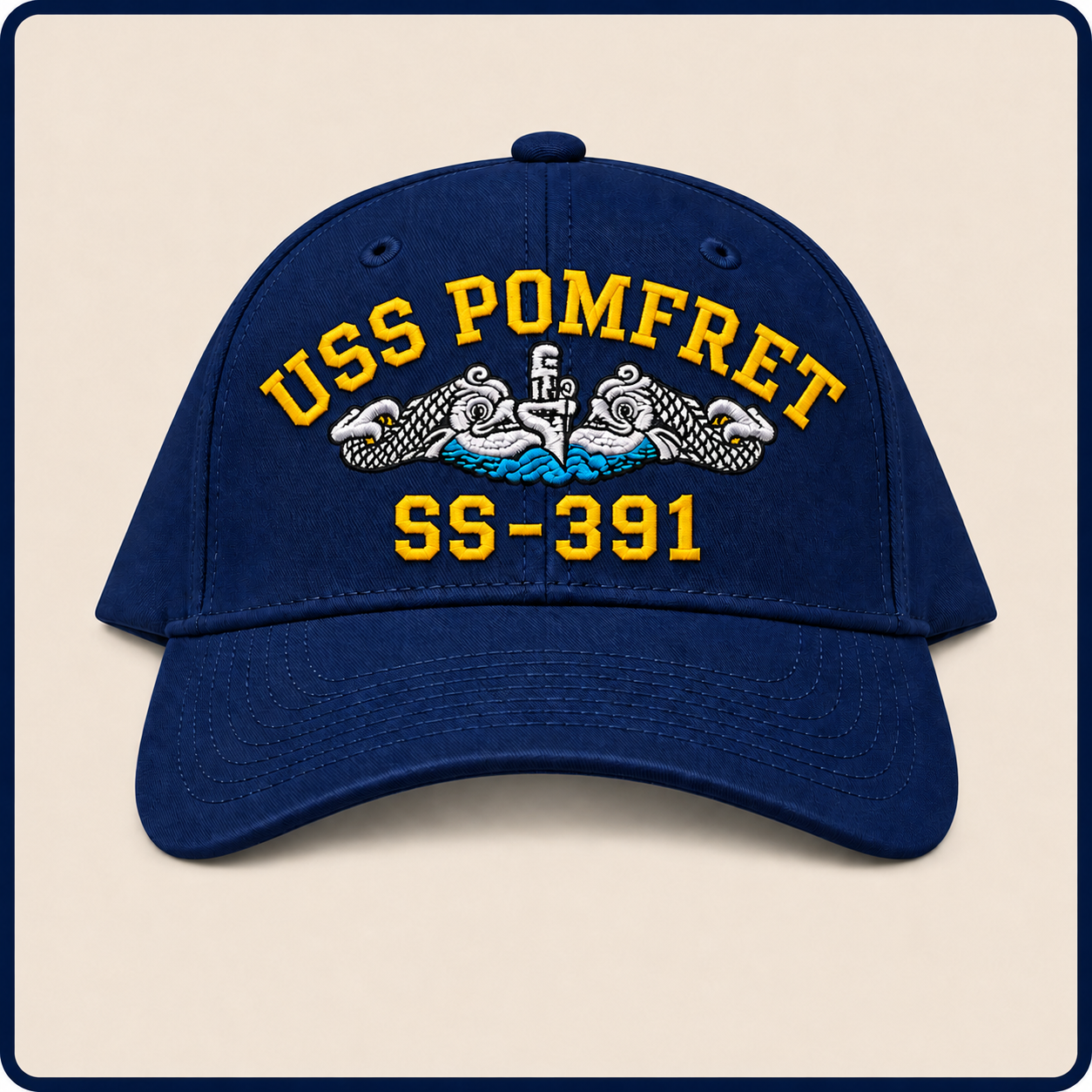 USS POMFRET SS-391 HAT approved boat mockup