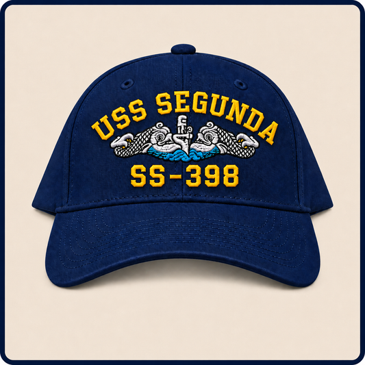 USS SEGUNDA SS-398 HAT approved boat mockup