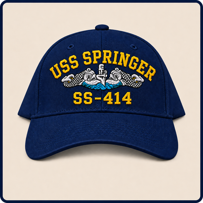 USS SPRINGER SS-414 HAT approved boat mockup