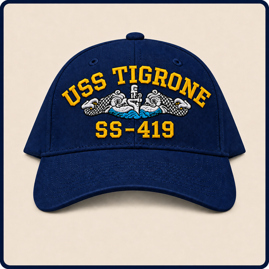 USS TIGRONE SS-419 HAT approved boat mockup