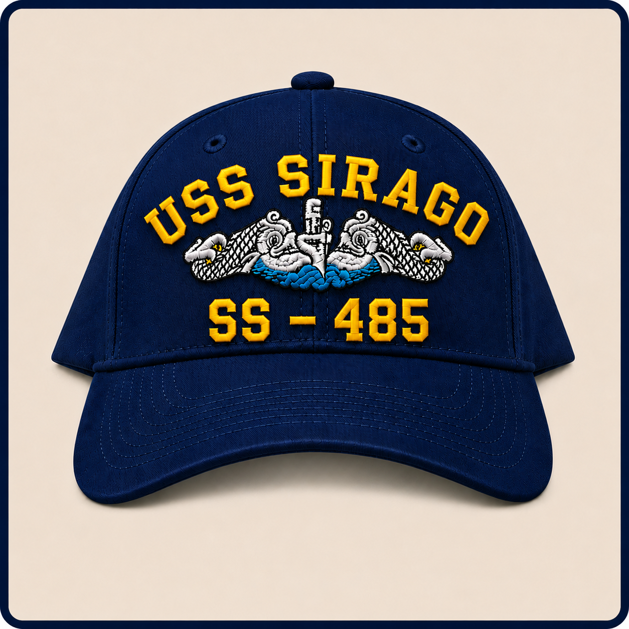 USS SIRAGO SS-485 HAT approved boat mockup