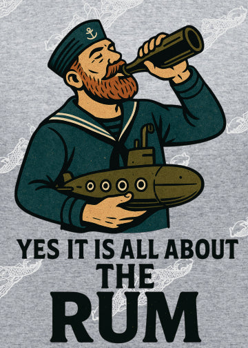 Yes It Is About The Rum!  Mid-Lifer : Clothing