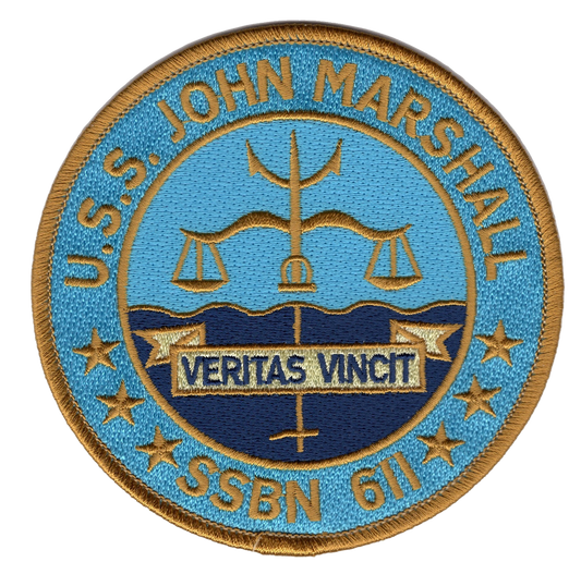 USS JOHN MARSHALL SSBN 611 PATCH collection thumbnail