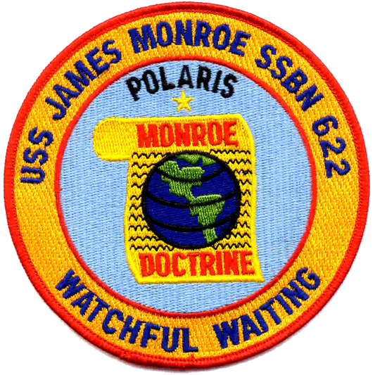 USS JAMES MONROE SSBN 622 PATCH collection thumbnail