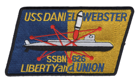 USS DANIEL WEBSTER SSBN 626 PATCH collection thumbnail