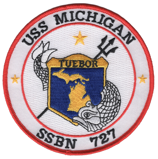 USS MICHIGAN SSBN 727 PATCH collection thumbnail