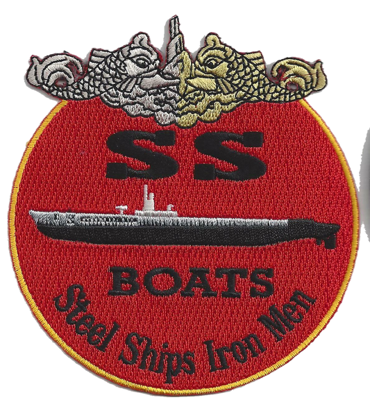Steel Ships Iron Men SS BOATS PATCH. collection thumbnail