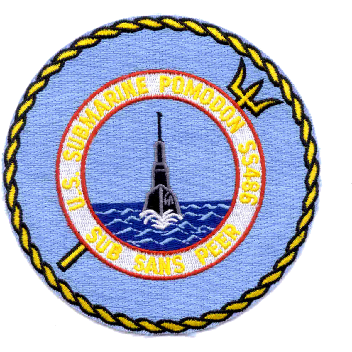 USS POMODON  SS 486 PATCH