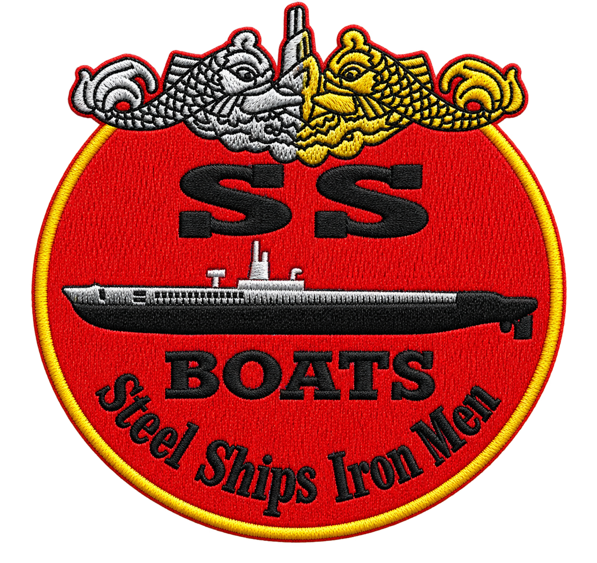 Steel Ships Iron Men SS BOATS PATCH.