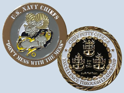 Chief Petty Officer Challenge Coin — Design 116