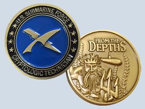 CT Rate Coin Cryptologic Technician Insignia Challenge Coin