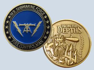 FC Rate Coin Fire Controlman Insignia Challenge Coin